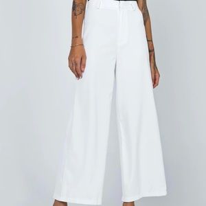 Princess Polly Zoya pants white